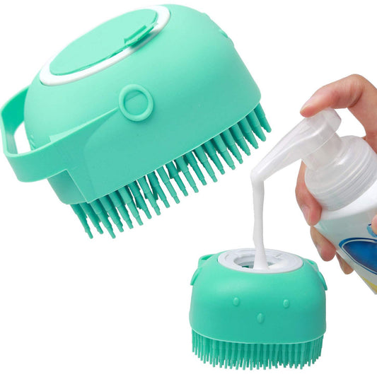 Silicone Pet Bath Brush Massage Groomer