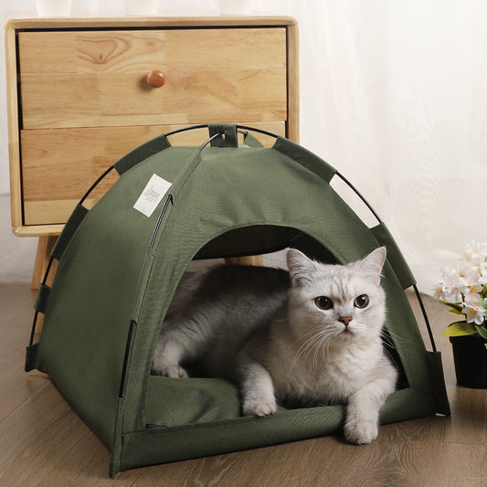 Cat Dog Cooling Mat Tent Bed Cushion