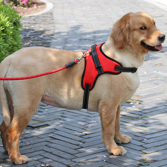 Nylon Dog Harness Padded Reflective Vest