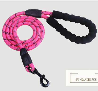 Reflective Nylon Dog Leash Training Rope