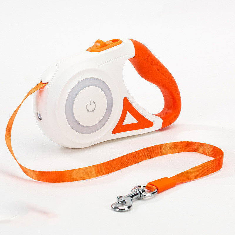 Retractable Dog Leash With Collar Spotlight