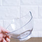 Inclined Transparent Cat Food Bowl