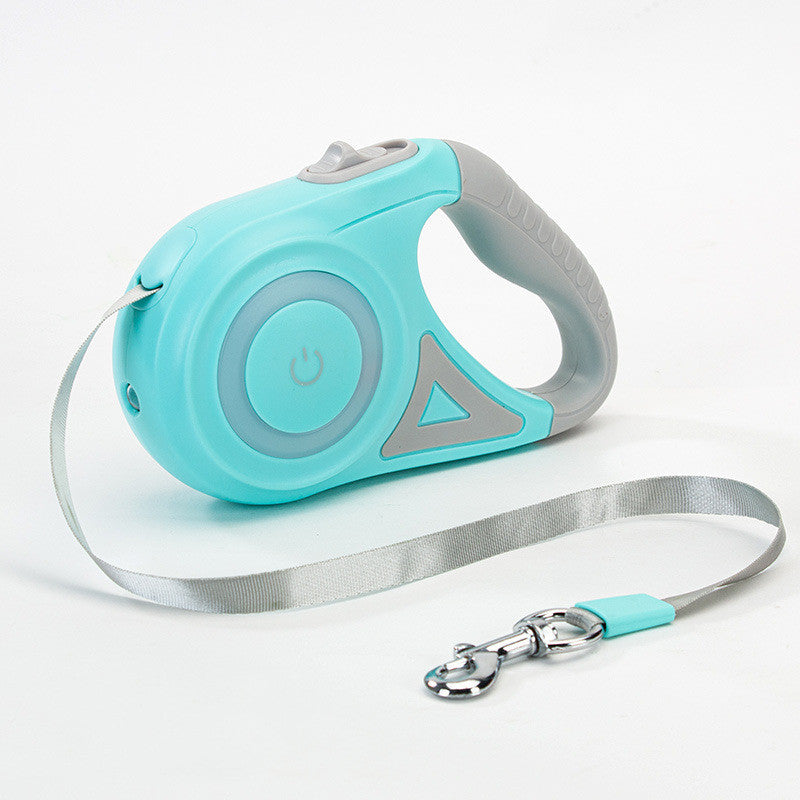 Retractable Dog Leash With Collar Spotlight