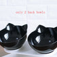 Inclined Transparent Cat Food Bowl