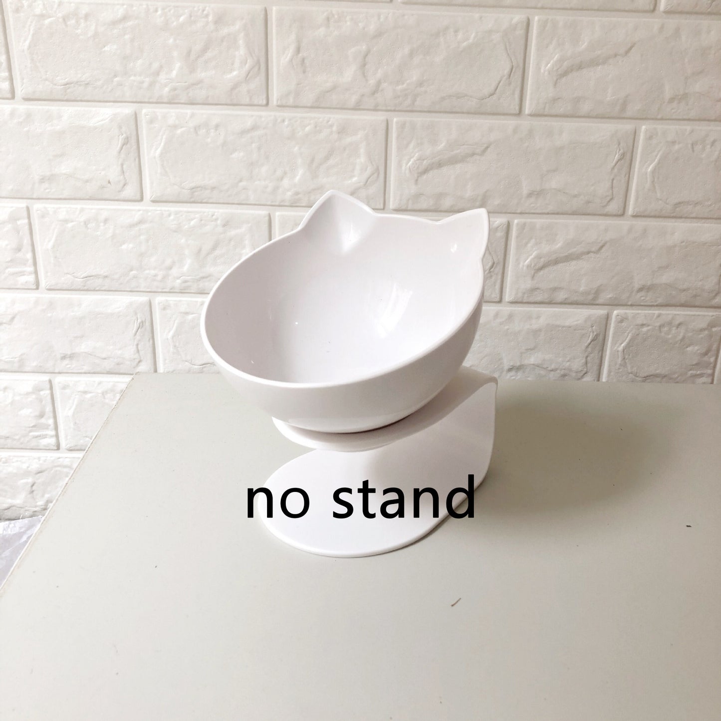 Inclined Transparent Cat Food Bowl
