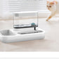 Cat Dog Bowl Feeder With Fountain 1.5L