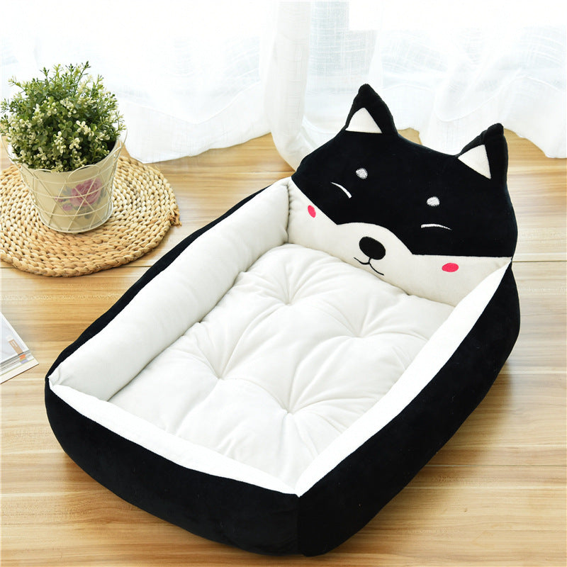Large Pet Bed Warm Soft Fleece