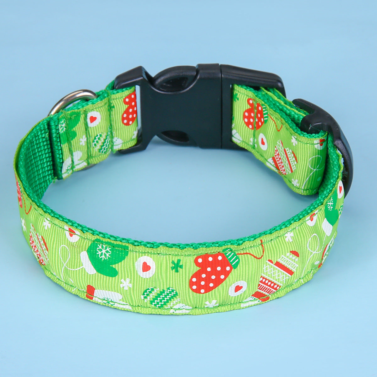 Pet Red Green Bell Dog Collars