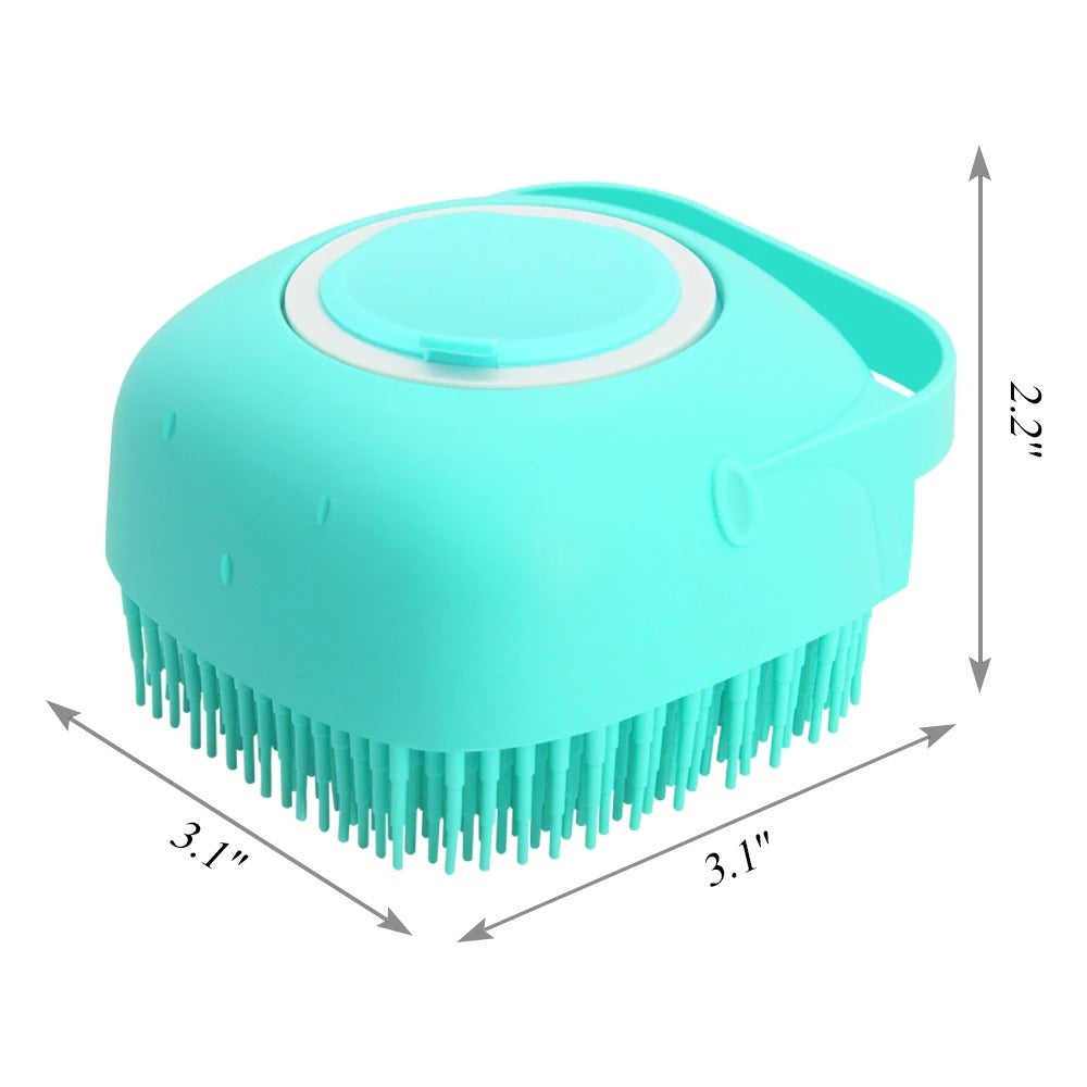 Silicone Pet Bath Brush Massage Groomer