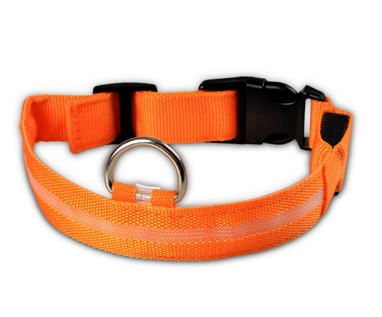 LED Dog Collar Glow in Dark Adjustable