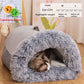 Portable Pet Nest Warm Long Fur Cat