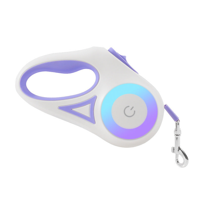 Retractable Dog Leash With Collar Spotlight