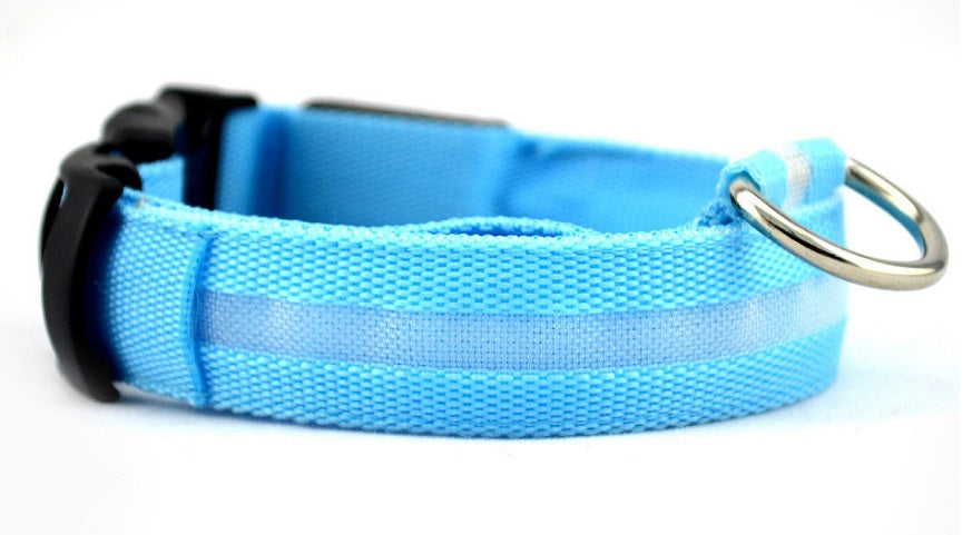 LED Dog Collar Glow in Dark Adjustable