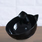 Inclined Transparent Cat Food Bowl