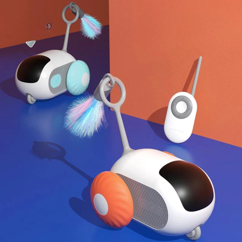 Interactive Cat Car Toy USB Rechargeable
