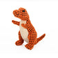 Plush Dinosaur Dog Toy Chew Squeaker