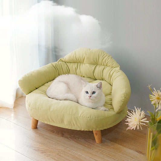 Universal Cat Bed Solid Wood Thickened
