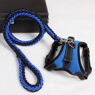 Nylon Dog Harness Padded Reflective Vest