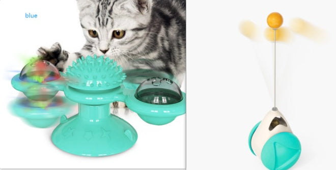 Cat Windmill Toy Scratcher Teething Aid