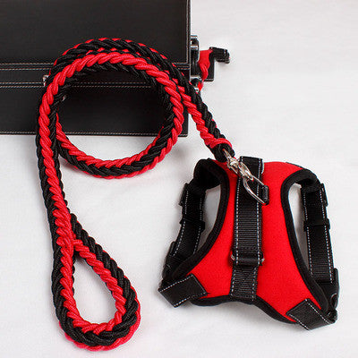 Nylon Dog Harness Padded Reflective Vest
