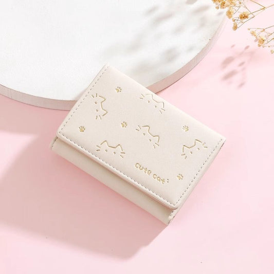 New Short Folding Small Wallet Women's Niche