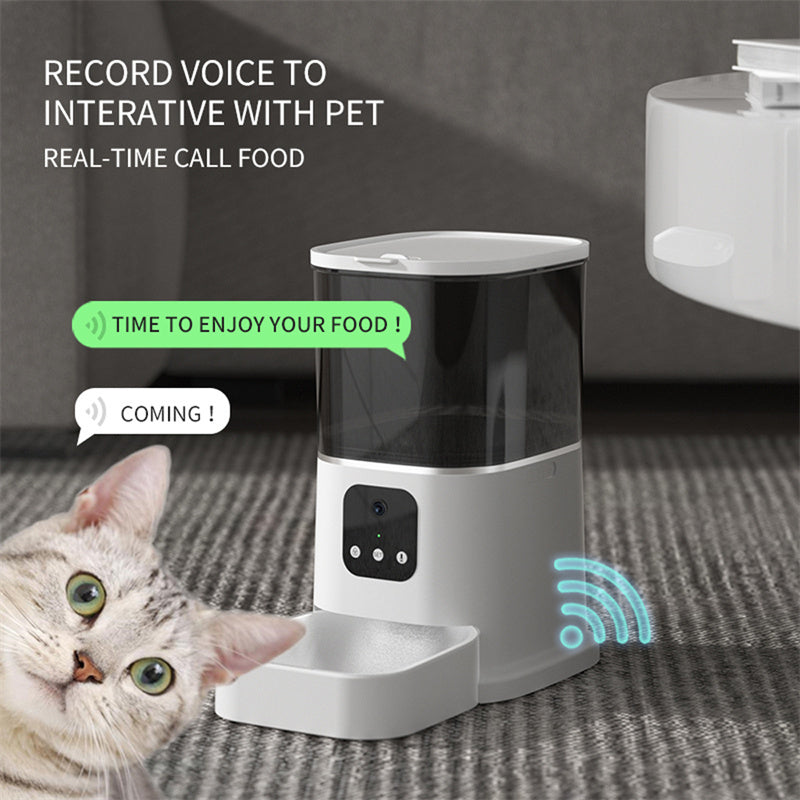 Smart Pet Feeder Large Capacity WiFi