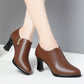 Soft Leather Deep Mouth Pumps Shoes