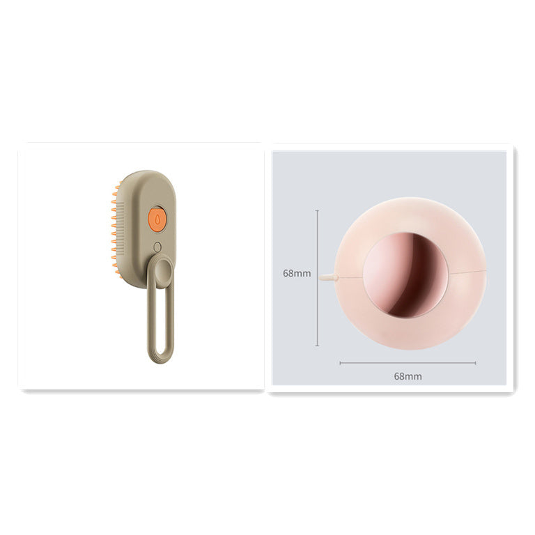 3-in-1 Pet Steam Brush – Grooming, Massage & Hair Removal