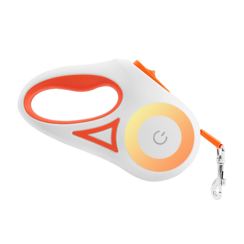 Retractable Dog Leash With Collar Spotlight