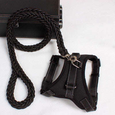 Nylon Dog Harness Padded Reflective Vest