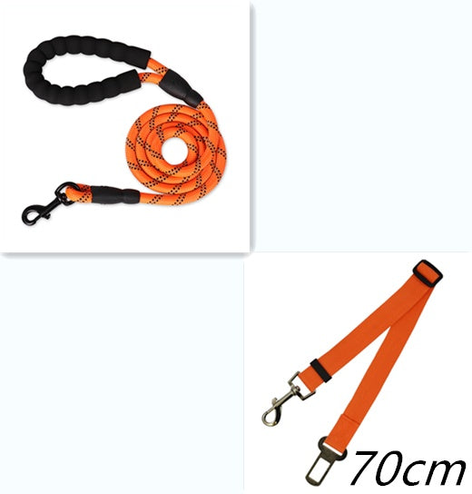 Reflective Nylon Dog Leash Training Rope