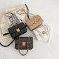Niche Texture Western Style Shoulder Messenger Bag Small Square Bag