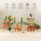 Forest Trees Scene Decoration Ins Style Wooden