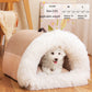 Portable Pet Nest Warm Long Fur Cat