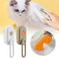 3-in-1 Pet Steam Brush – Grooming, Massage & Hair Removal