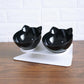 Inclined Transparent Cat Food Bowl