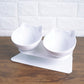 Inclined Transparent Cat Food Bowl