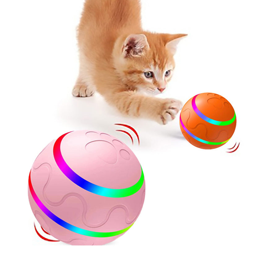 USB Smart Cat Ball Self Rotating Toy