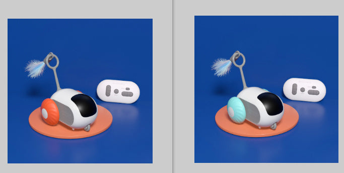 Interactive Cat Car Toy USB Rechargeable