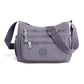 Simple Solid Color Nylon Crossbody Cloth Bag