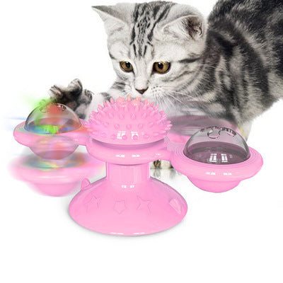 Cat Windmill Toy Scratcher Teething Aid