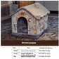 Foldable Pet House Warm Cave Bed