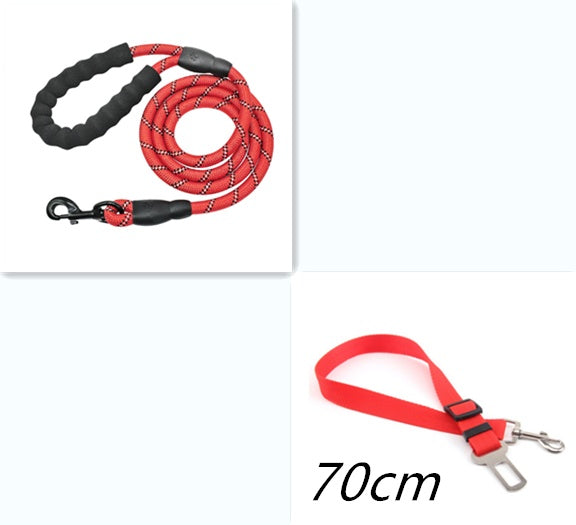 Reflective Nylon Dog Leash Training Rope