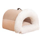 Portable Pet Nest Warm Long Fur Cat
