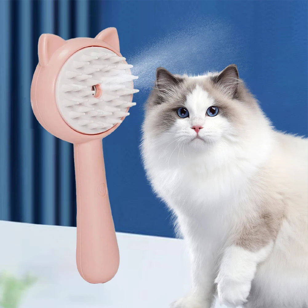 Rechargeable Self-Cleaning Cat Dog Brush