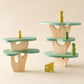 Forest Trees Scene Decoration Ins Style Wooden