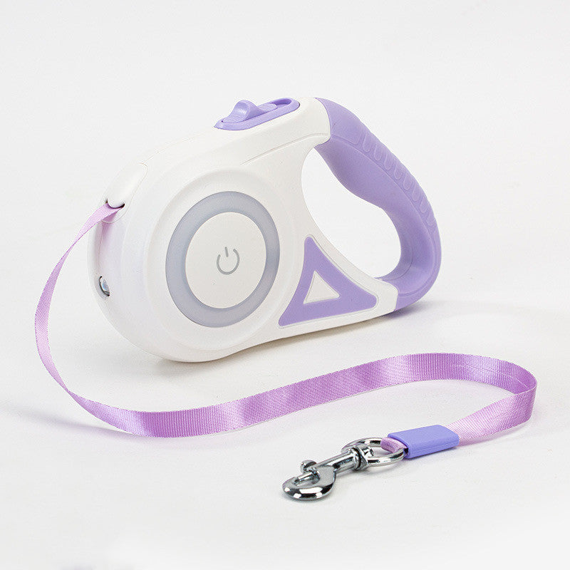 Retractable Dog Leash With Collar Spotlight