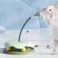 2-in-1 Cat Toy Food Dispenser Turntable
