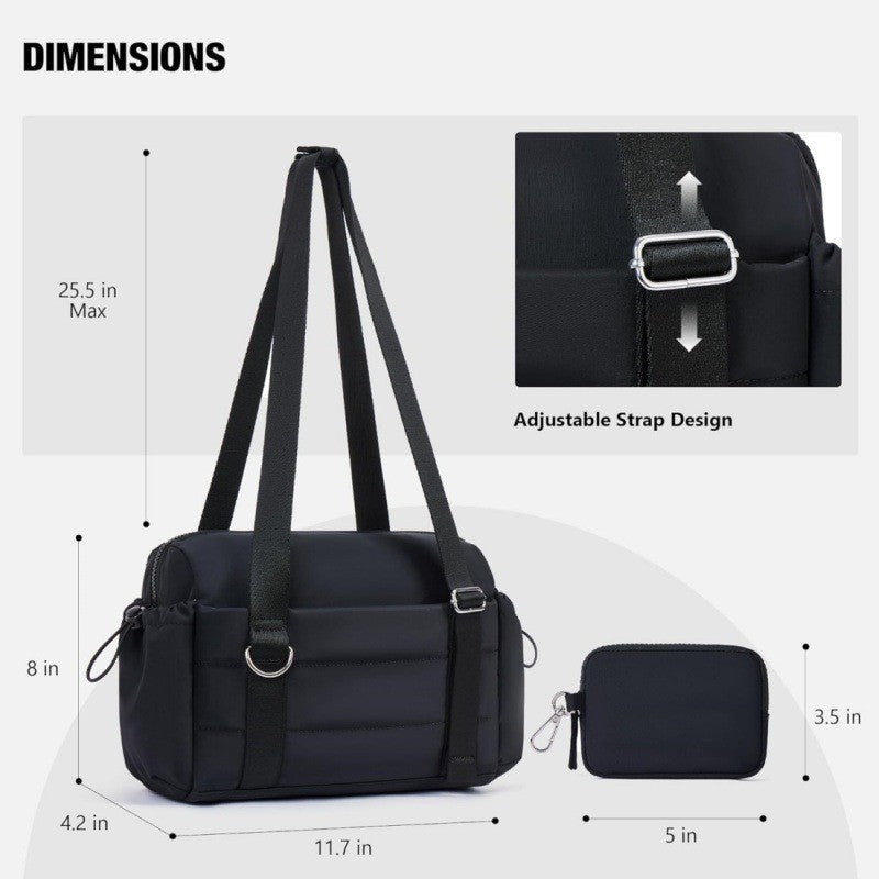 Women's Shoulder Bag Gym Bag Mini Fitness Luggage Bag