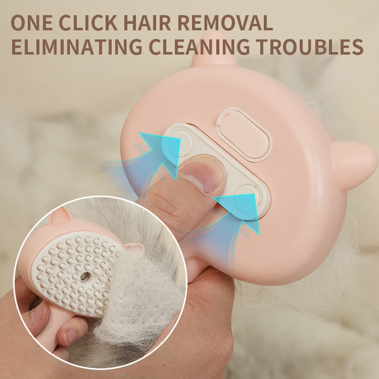 Rechargeable Self-Cleaning Cat Dog Brush